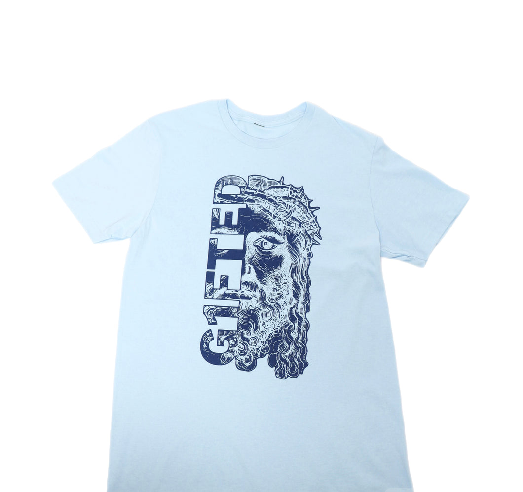 G1FTED JESUS TEE (BLUE)