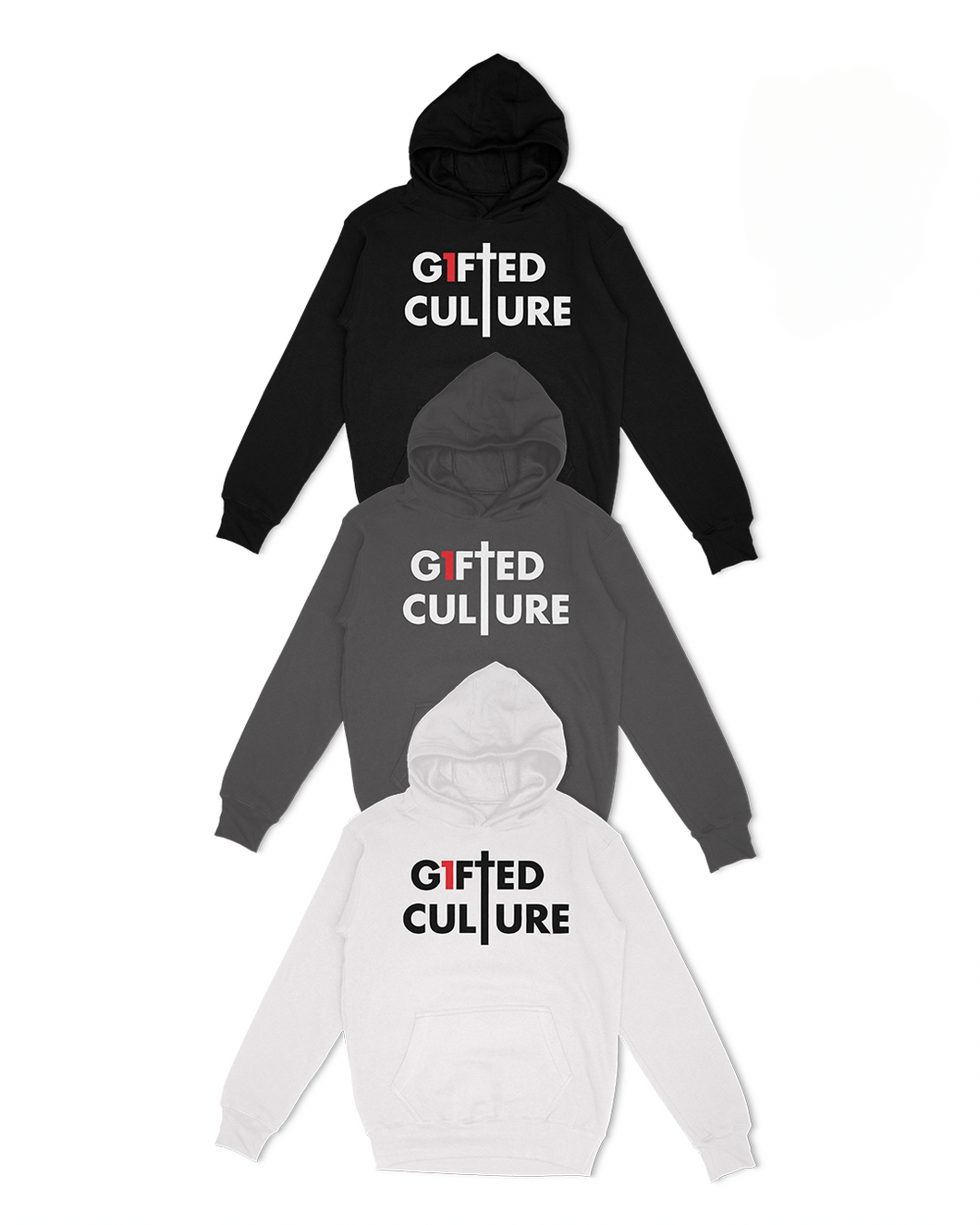 GC FOUNDATION LOGO HOODIE (BLACK, GRAY, WHITE)